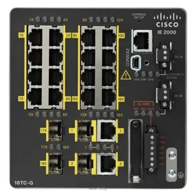 Cisco Industrial Ethernet IE-2000-16TC-G-X