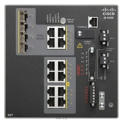 Cisco Industrial Ethernet IE-4000-8GT4G-E