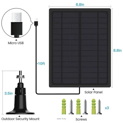 Arenti GO1 + SP1 Solar Panel