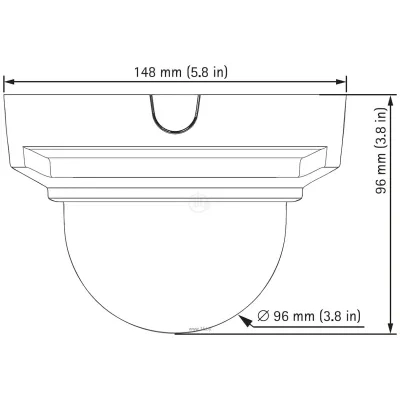 Axis P3354 12 mm