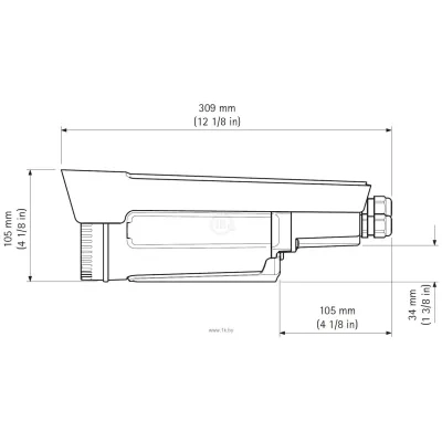 Axis Q1765-LE PT Mount