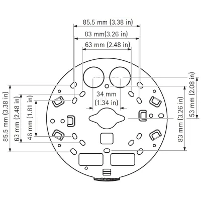 Axis Q3505-V 22 mm