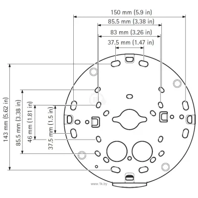 Axis Q3505-VE 22 mm