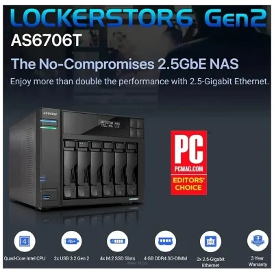 ASUSTOR Lockerstor 6 Gen2 AS6706T