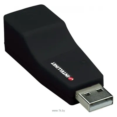 Intellinet (524766) Hi-Speed USB 2.0 to Fast Ethernet Mini-Adapter