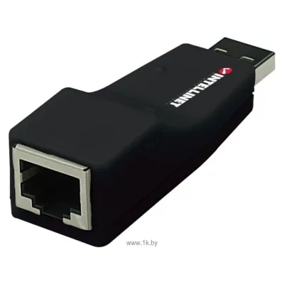 Intellinet (524766) Hi-Speed USB 2.0 to Fast Ethernet Mini-Adapter